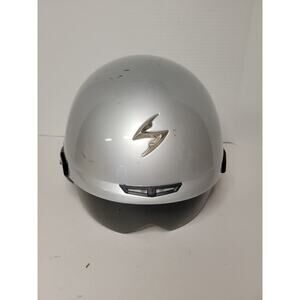 Scorpion EXO-100 Half Helmet Size XL DOT Silver Motorcycle Helmet